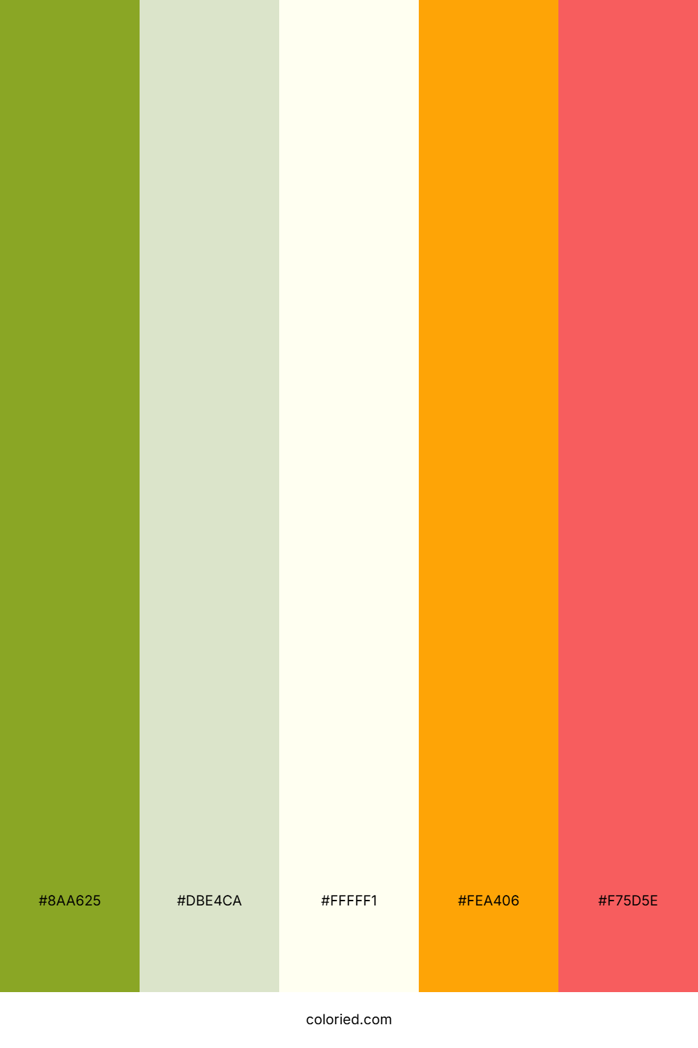 Summer Citrus Color Palette