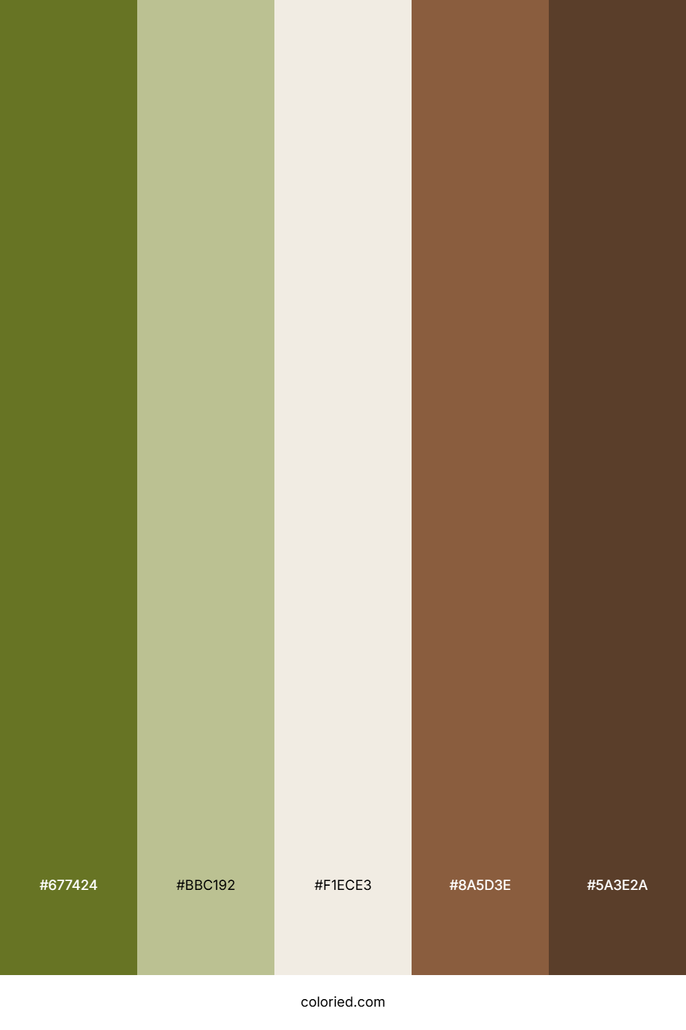 Summer Forest Trail Palette
