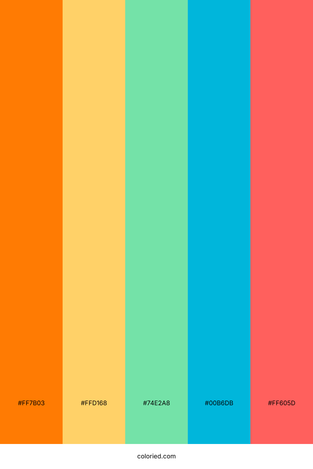 Summer Gradient Color Palette
