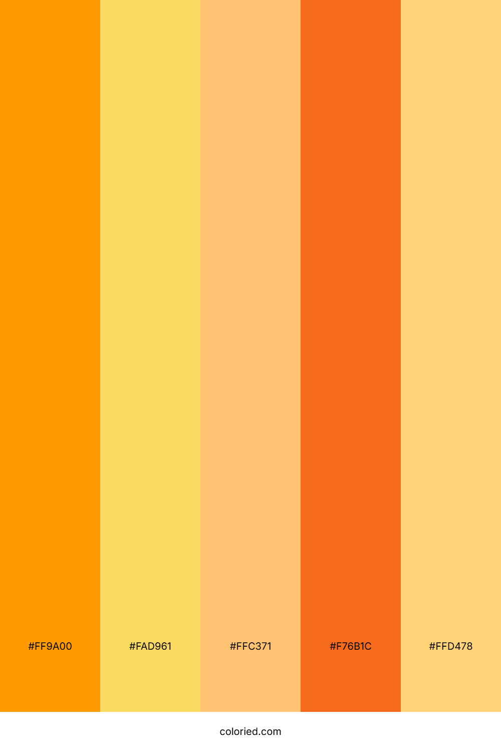 Sun Gradient Color Palette