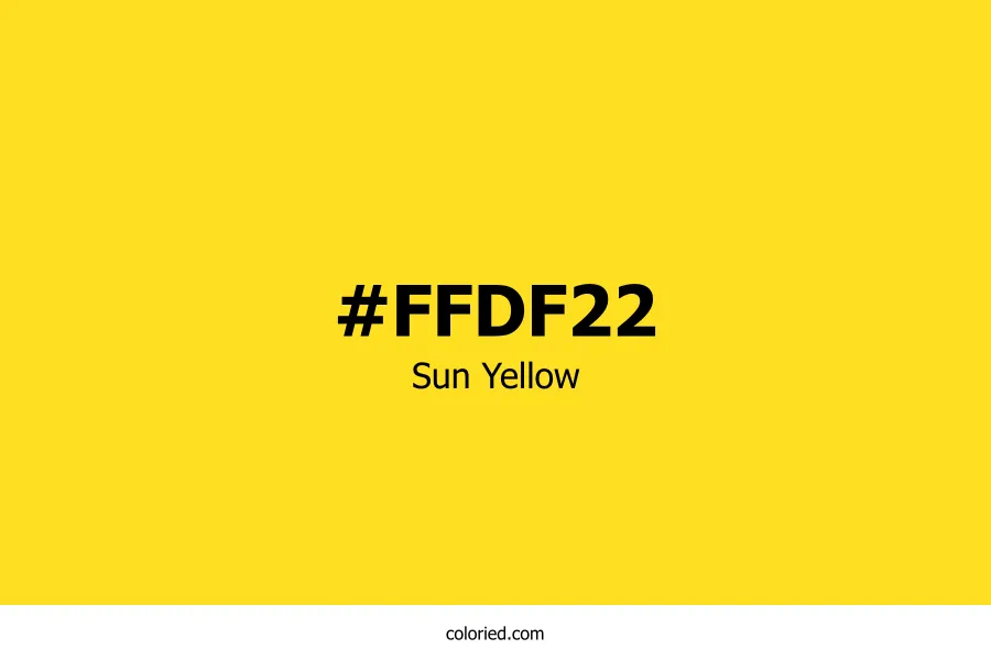 Sun Yellow Color Hex Code