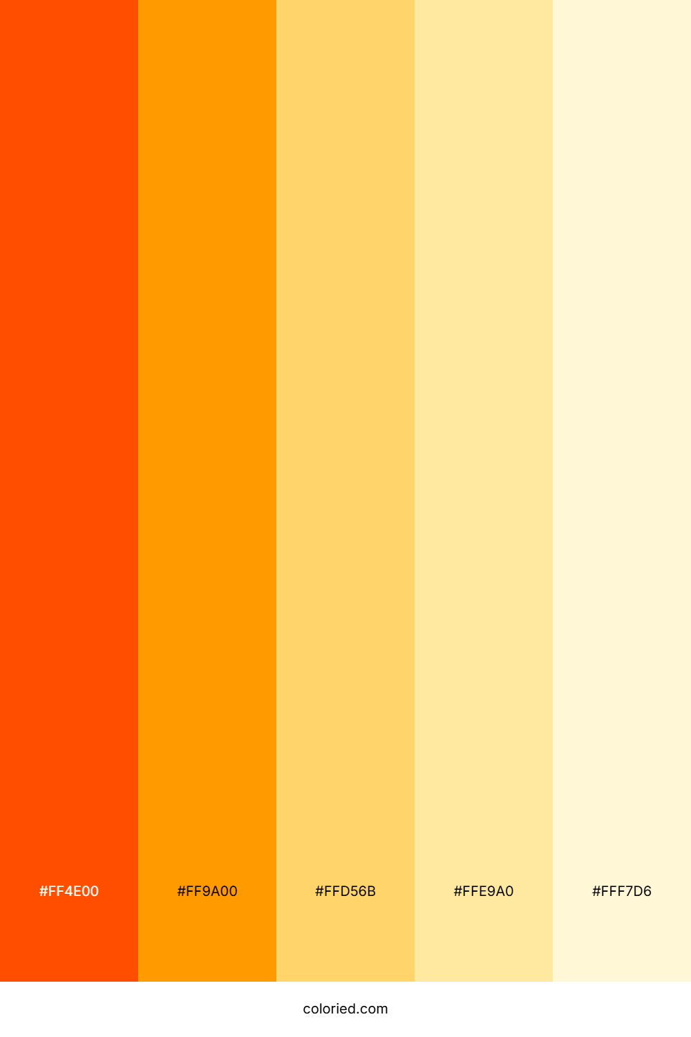 Sunburst Gradient Color Palette