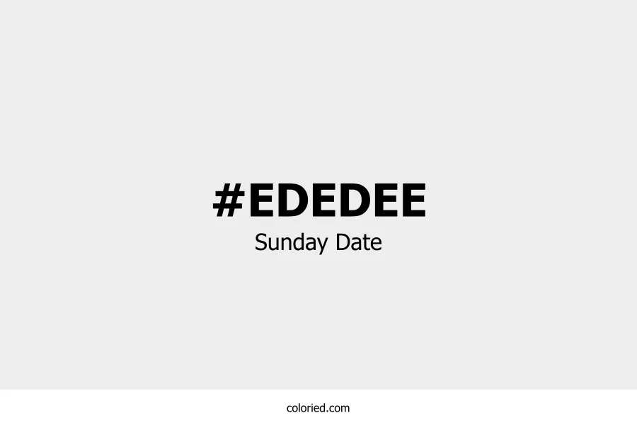 Sunday Date Color
