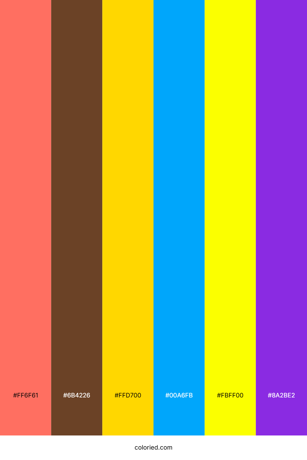 Sunfire Sky Violet Color Palette