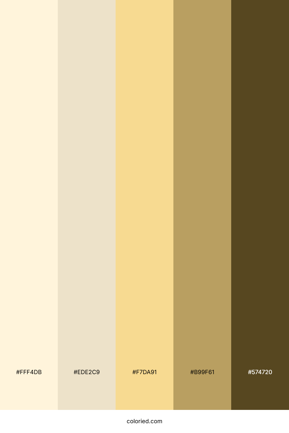 Sunlit Almond Glow Color Palette