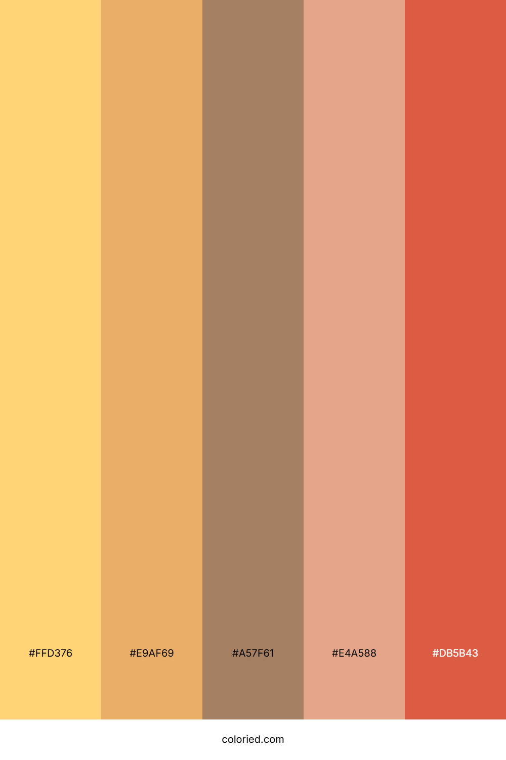 Sunlit Amber Drift Color Palette