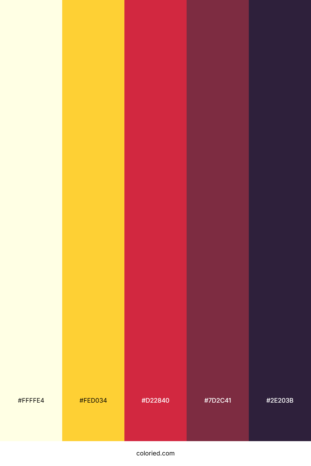 Sunlit Cherry Dusk Color Palette