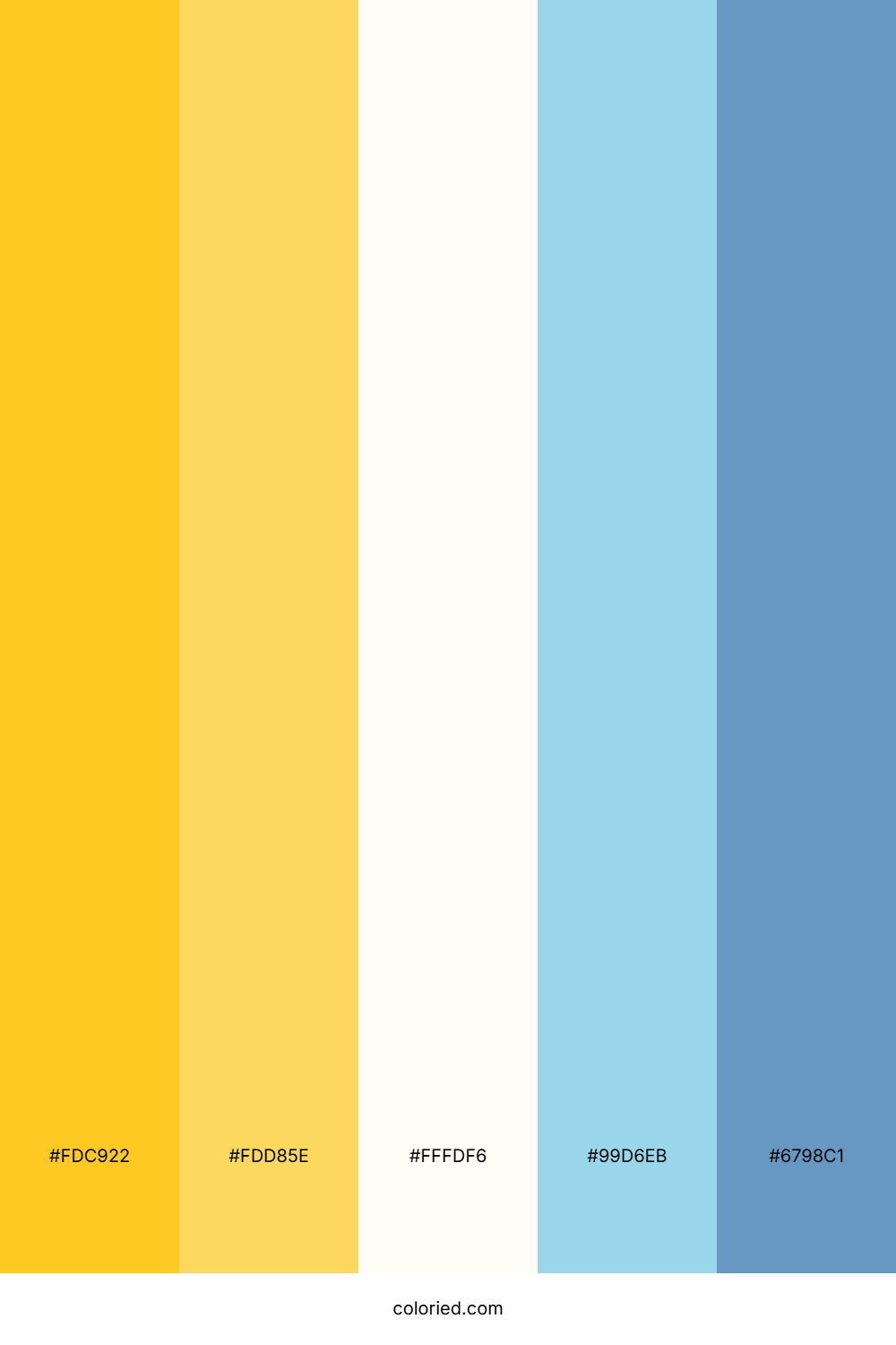 Sunlit Citrus Breeze Color Palette