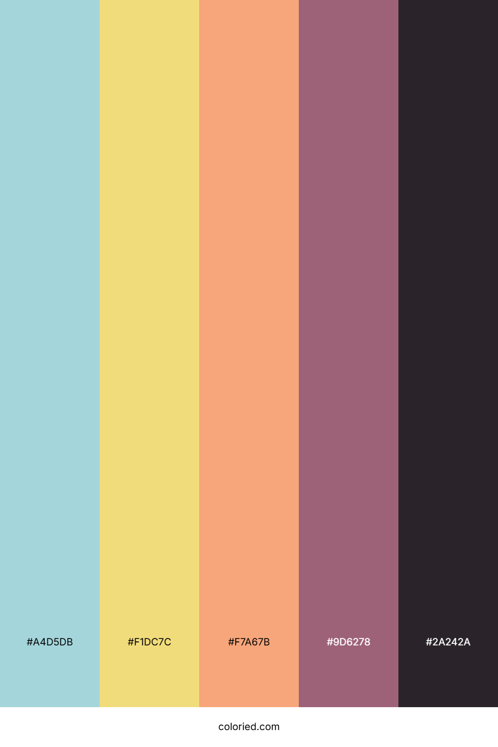 Sunlit Coral Lagoon Palette