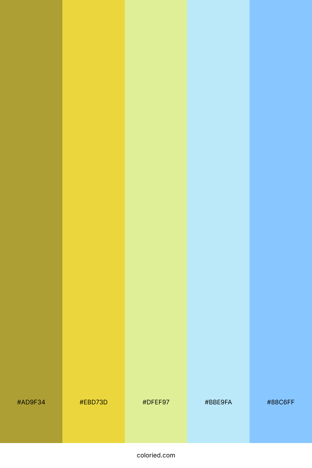 Sunlit Meadow Blue Palette
