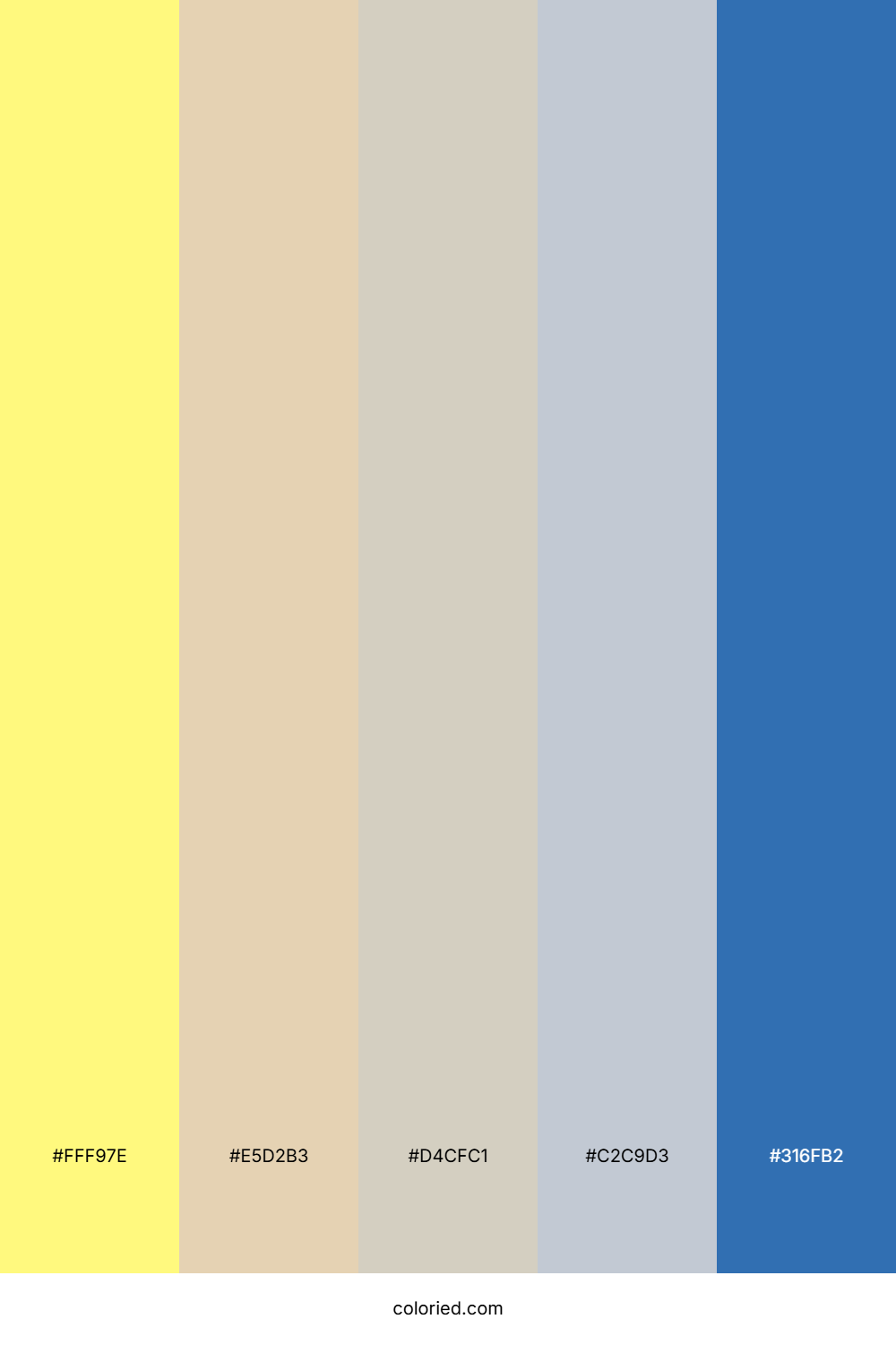 Sunlit Sand Ocean Color Palette