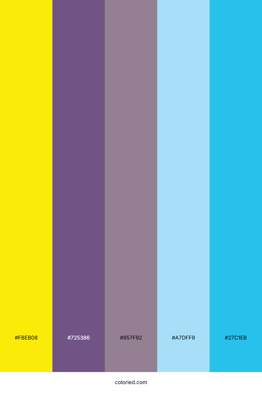 Sunlit Violet Sky Color Palette