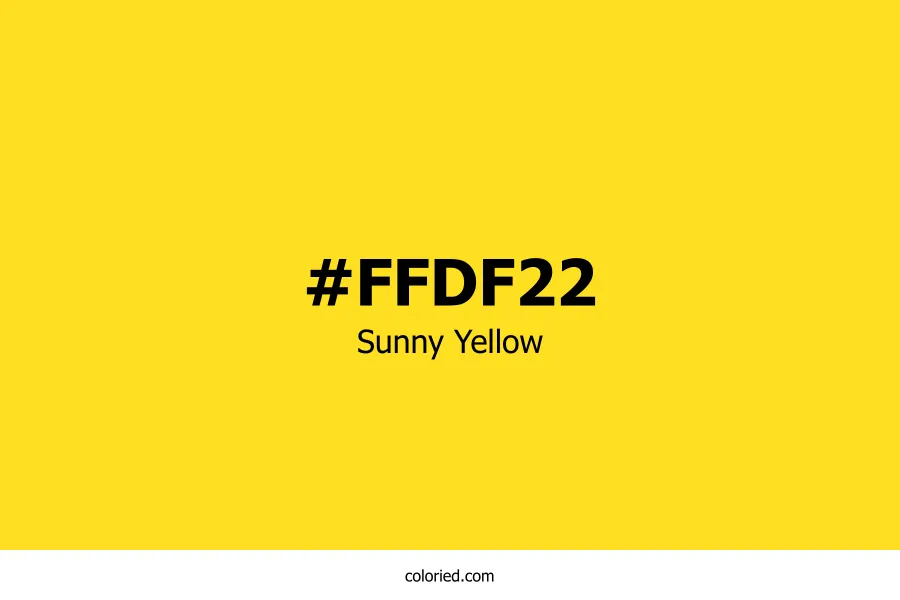 Sunny Yellow Color