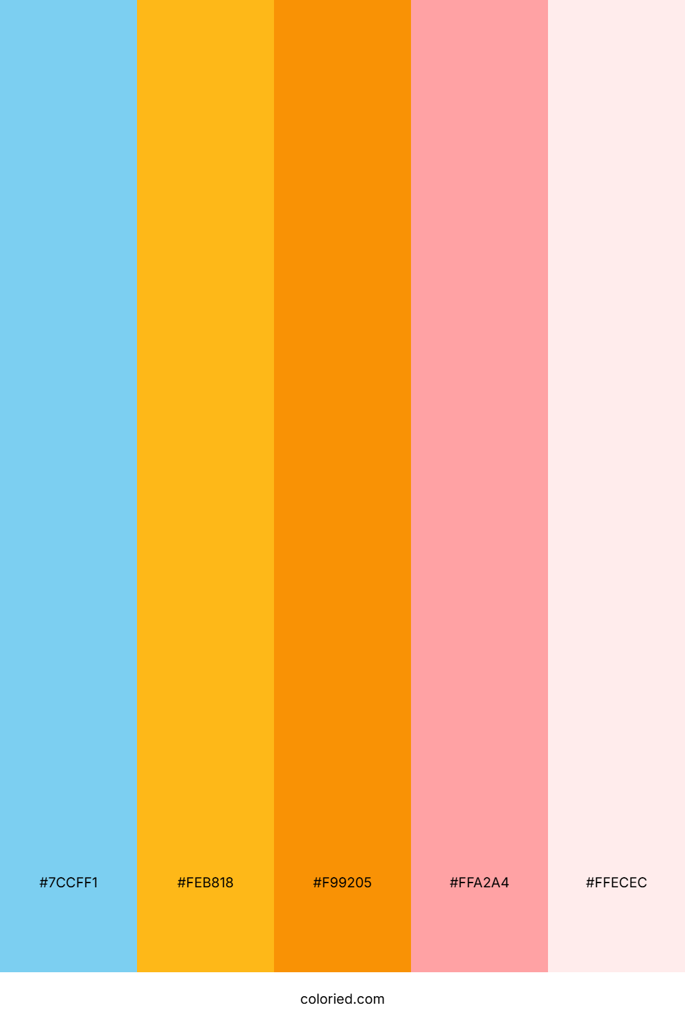 Sunrise Citrus Breeze Color Palette