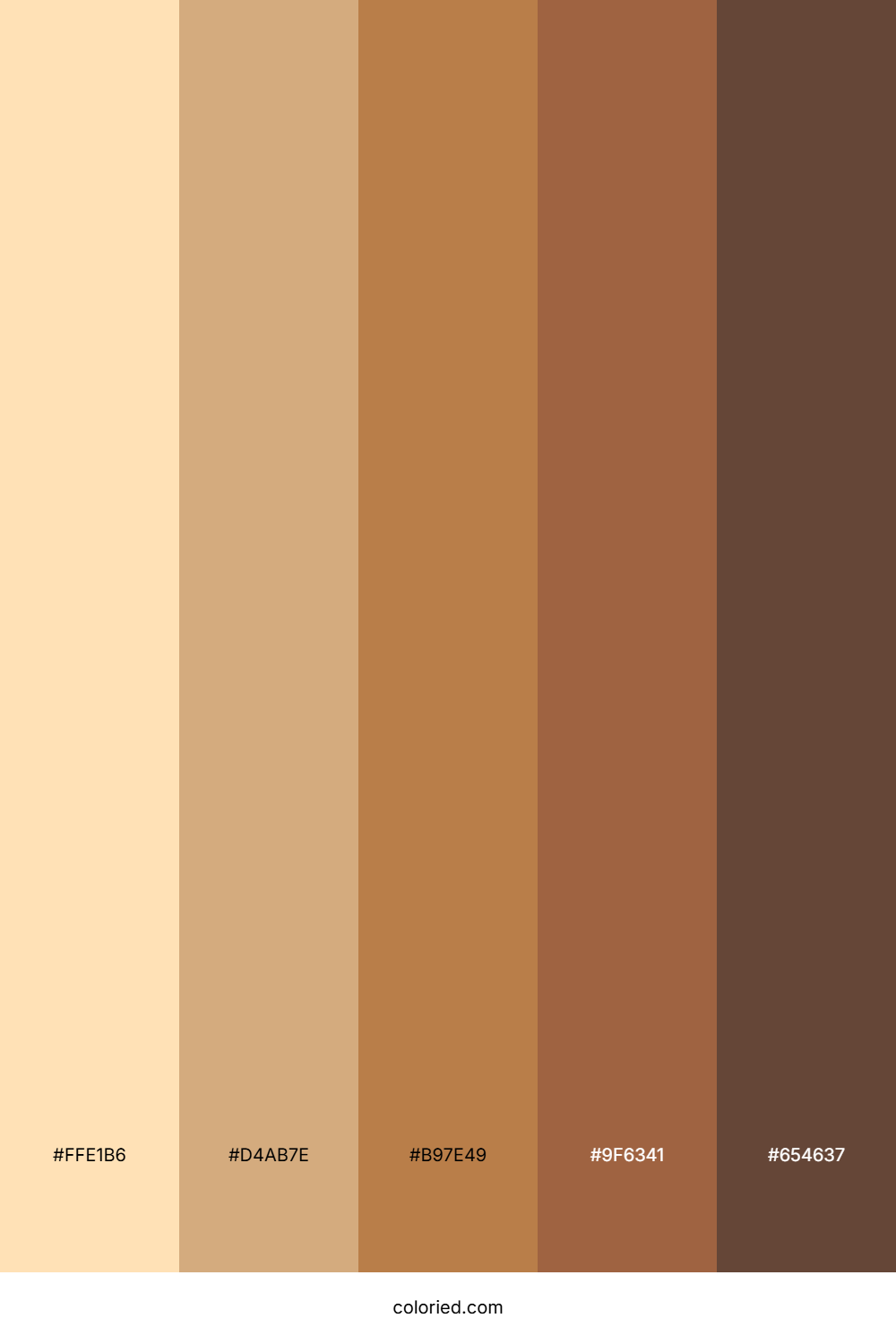 Sunset Almond Color Palette