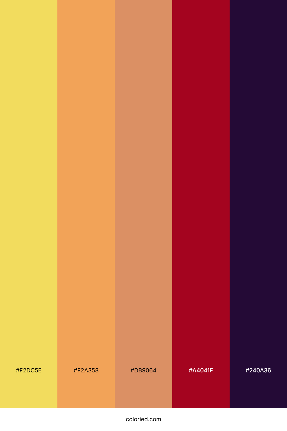 Sunset Amber Fade Palette