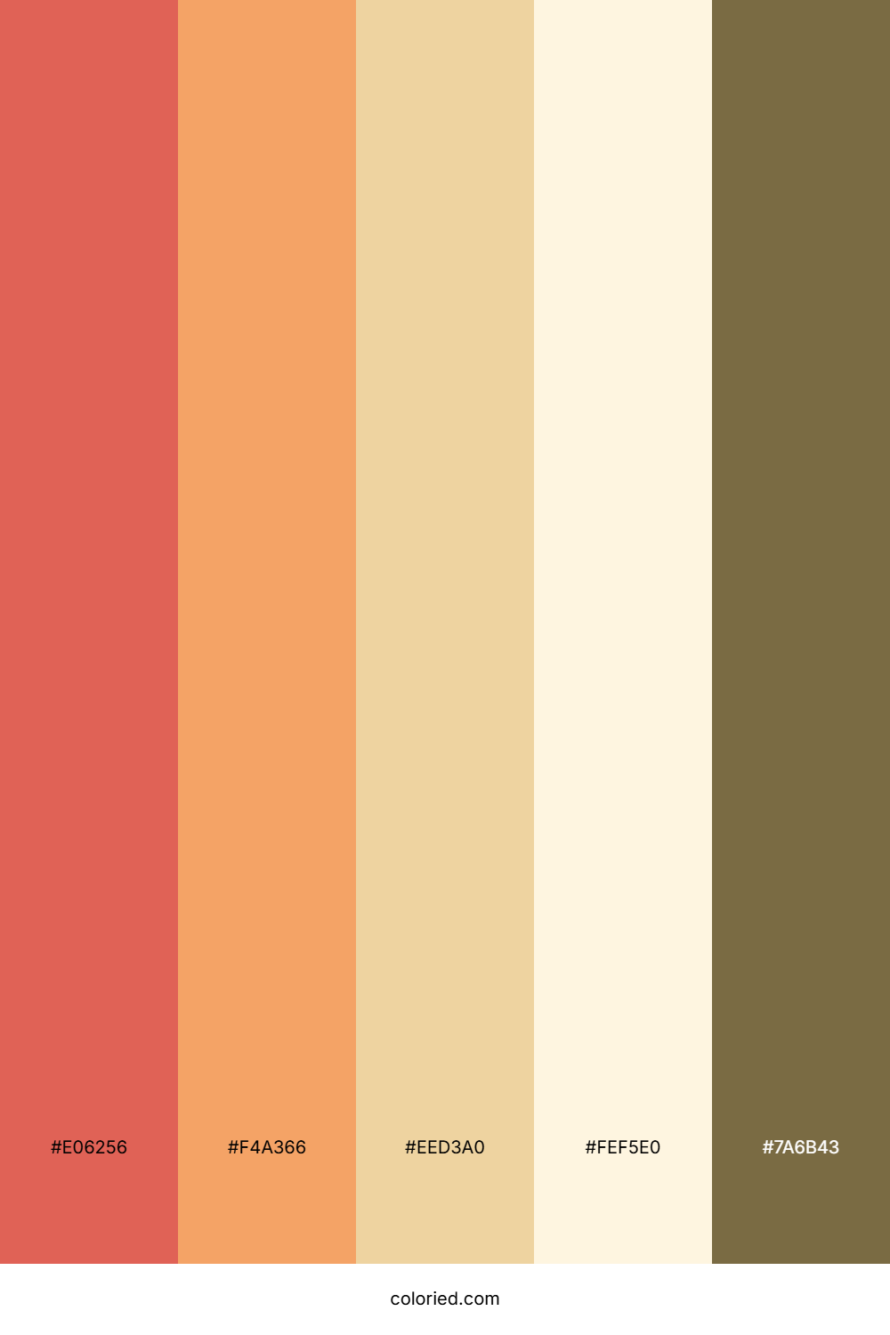 Sunset Apricot Grove Palette