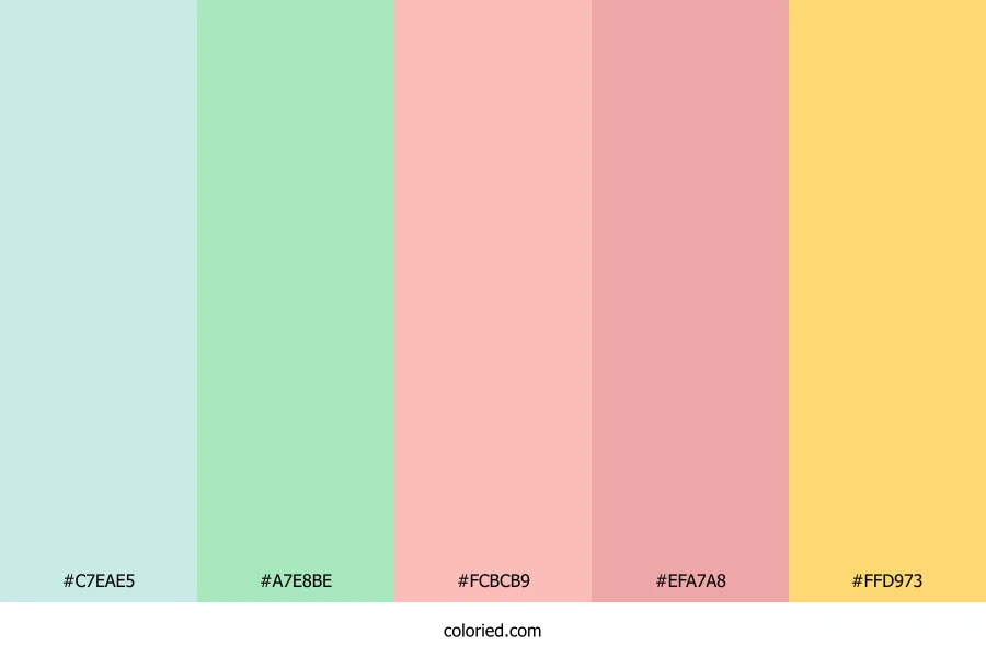 Sunset Citrus Grove Color Palette