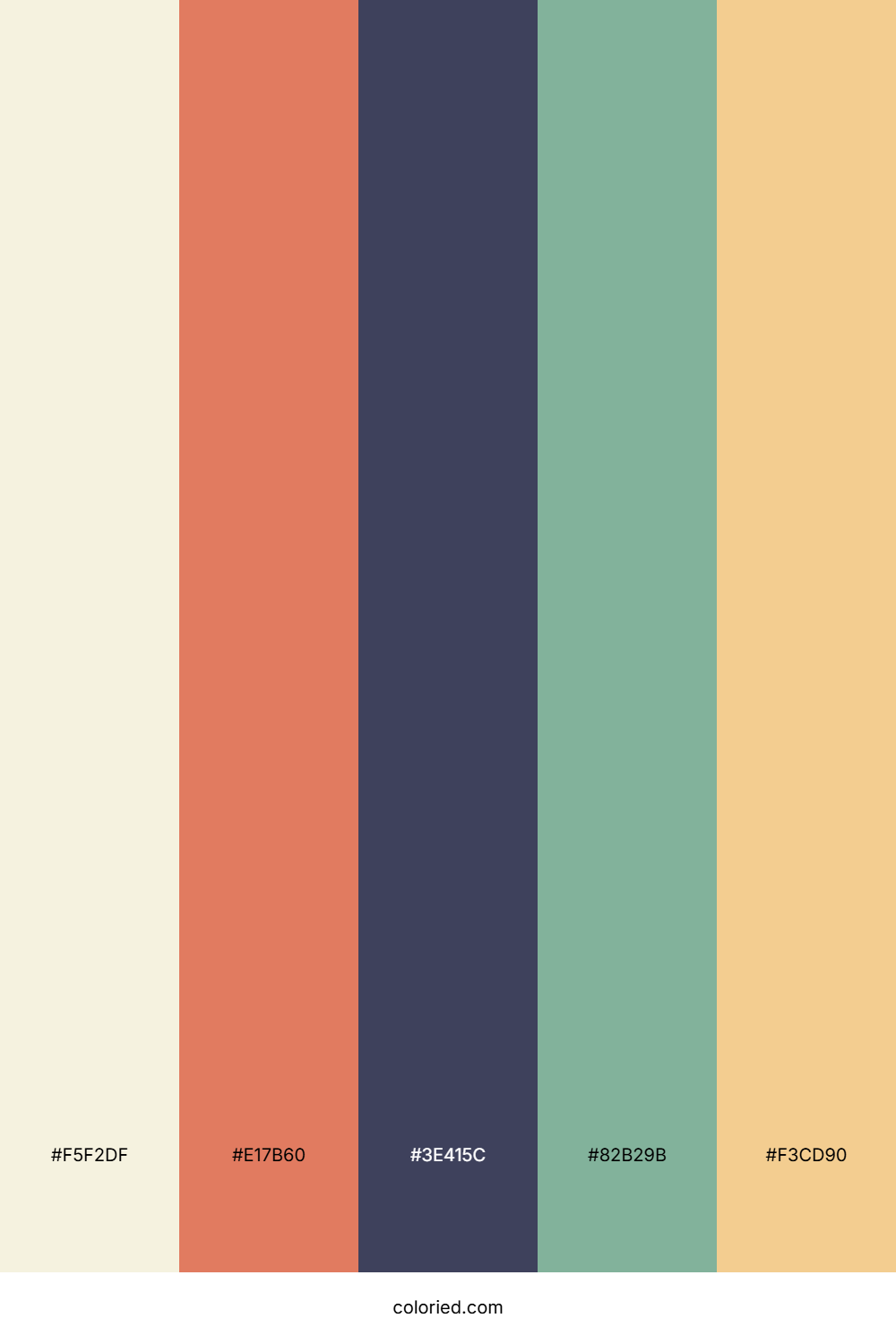 Sunset Coral Forest Color Palette