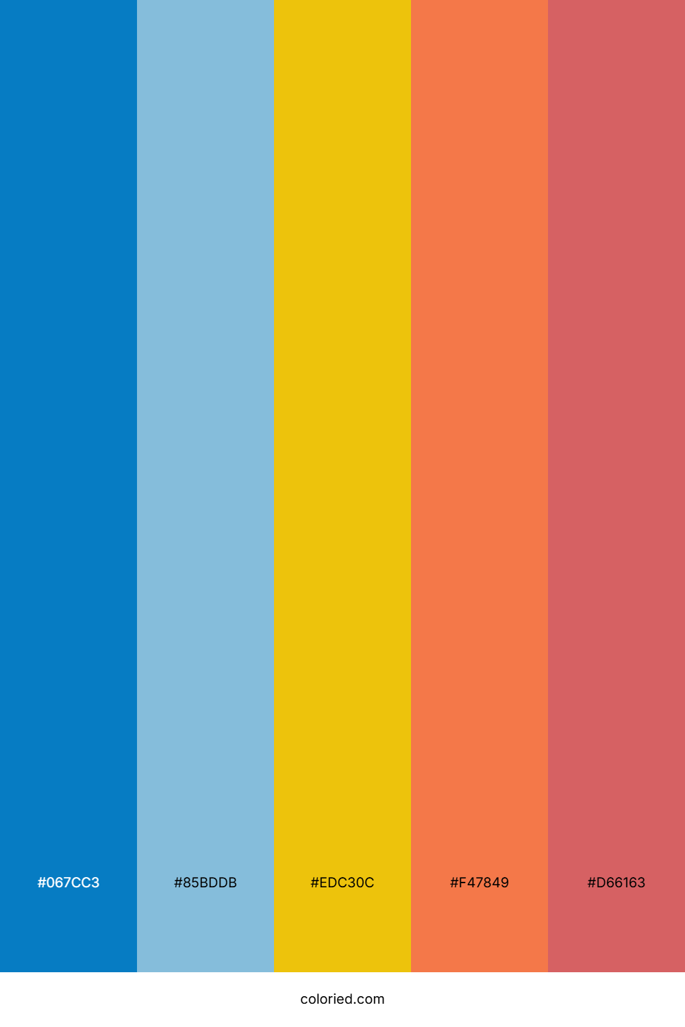 Sunset Coral Wave Color Palette