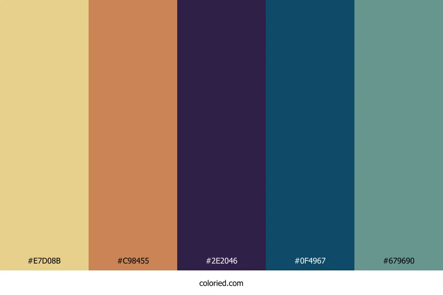 Sunset Dune Horizon Color Palette