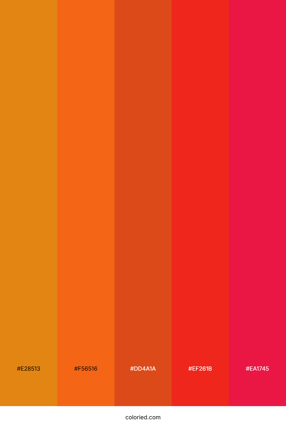 Sunset Ember Blaze Color Palette