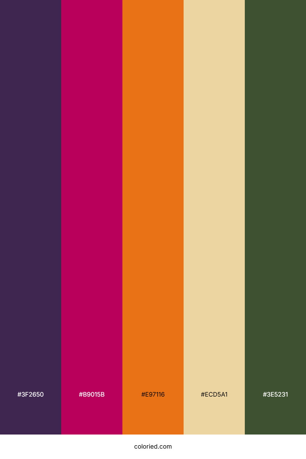 Sunset Ember Grove Palette
