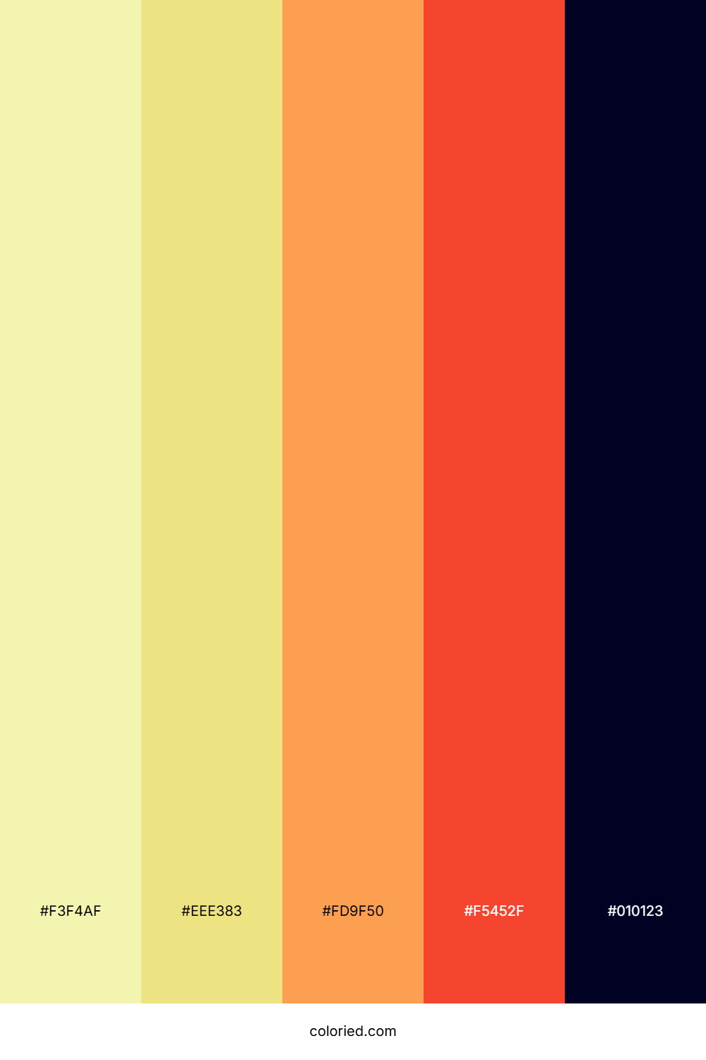 Sunset Ember Night Palette
