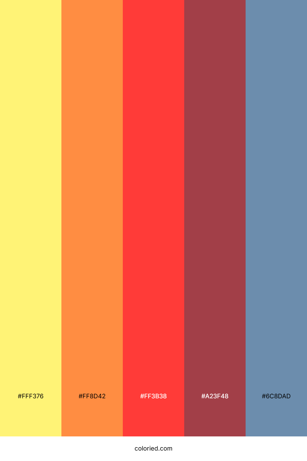 Sunset Flame Color Palette