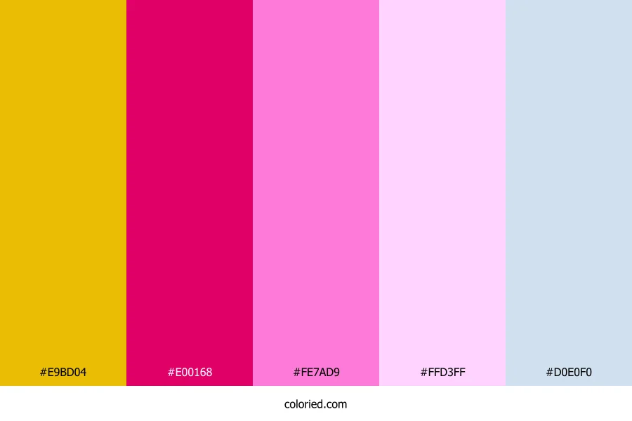 Sunset Fuchsia Sky Color Palette