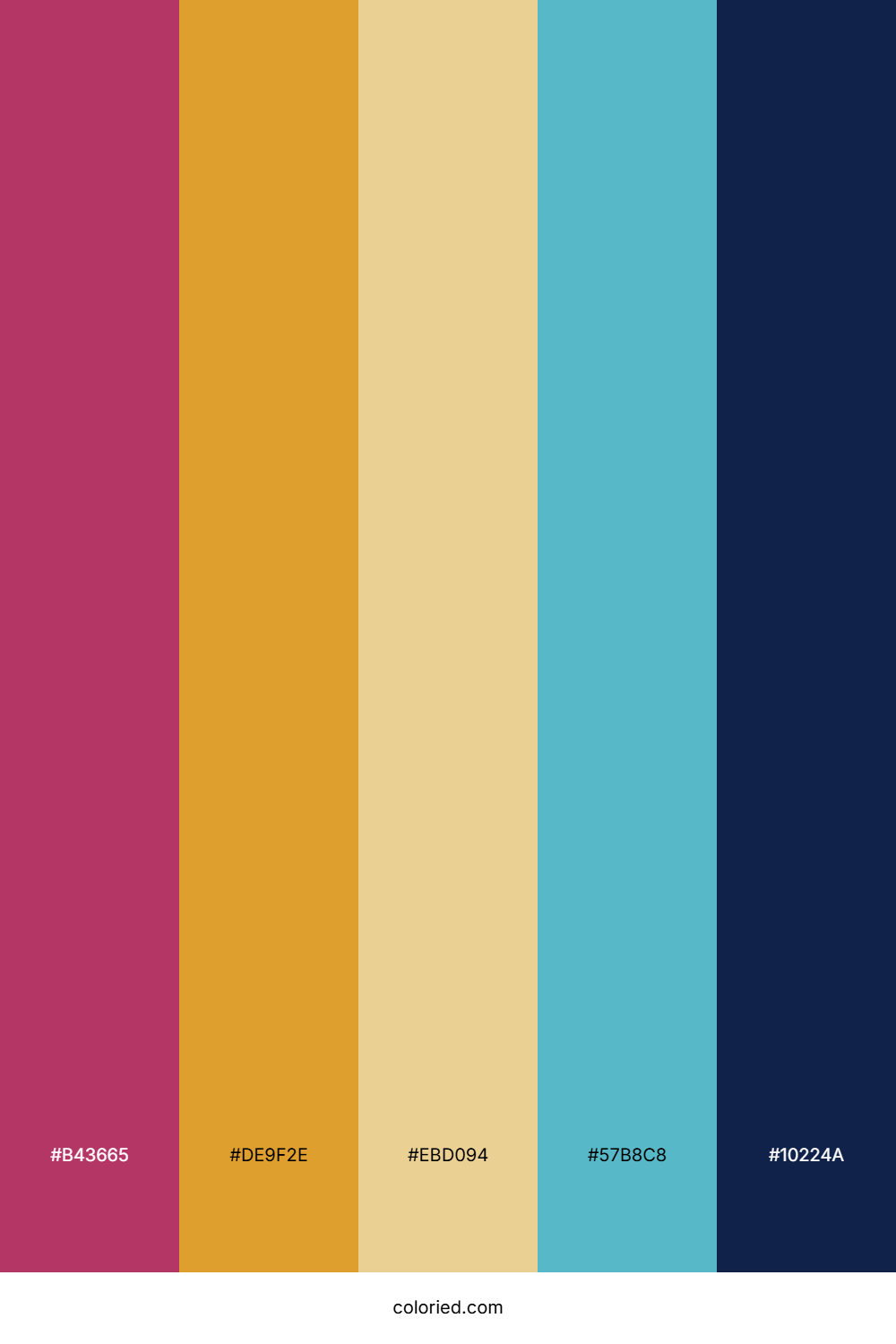 Sunset Harbor Breeze Color Palette