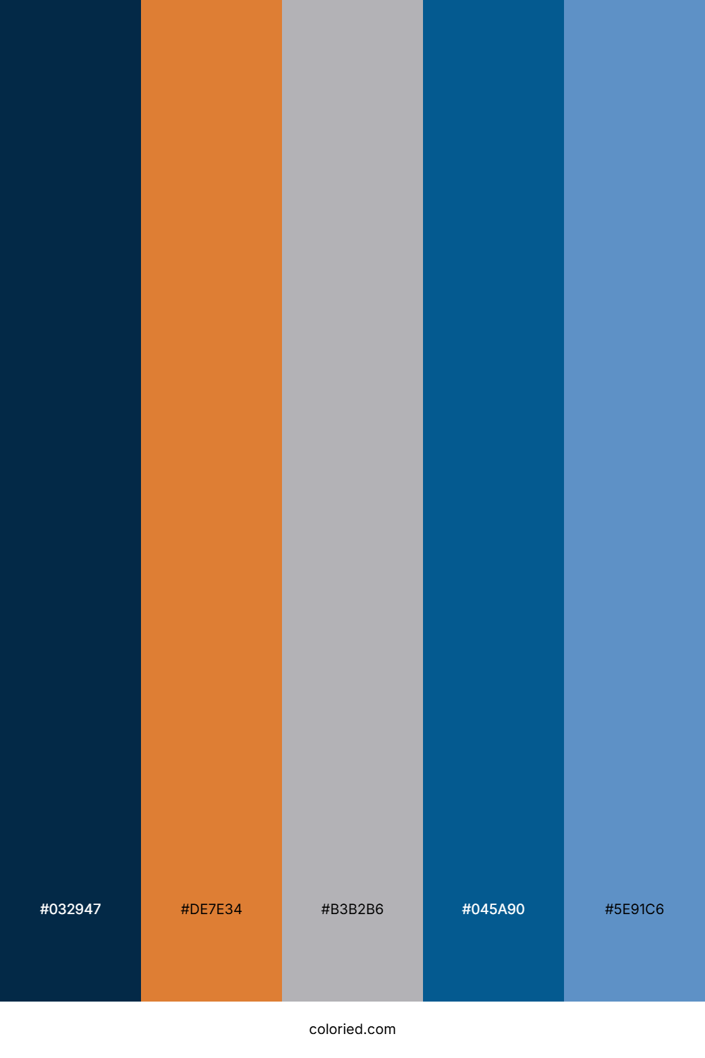 Sunset Harbor Mist Color Palette