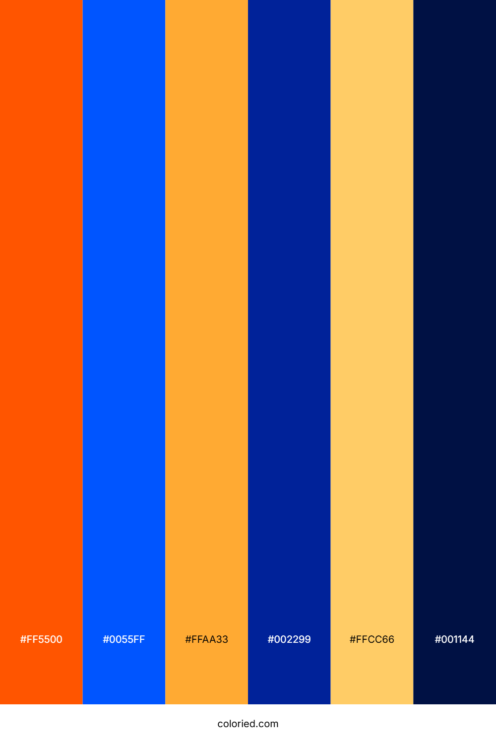 Sunset Ocean Pulse Color Palette