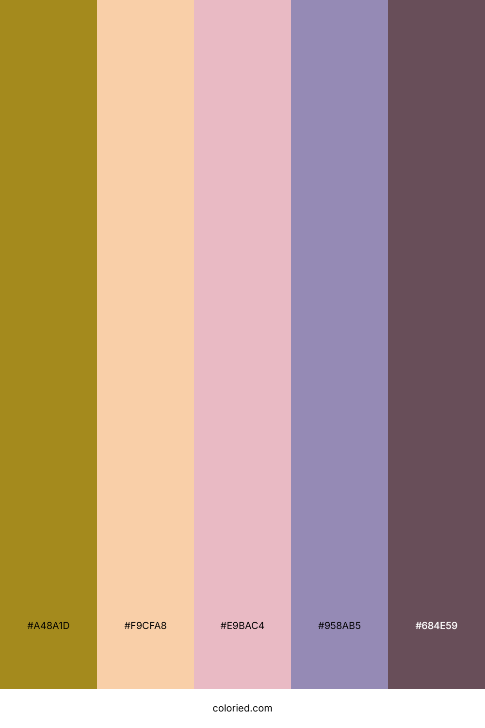 Sunset Orchid Whisper Color Palette