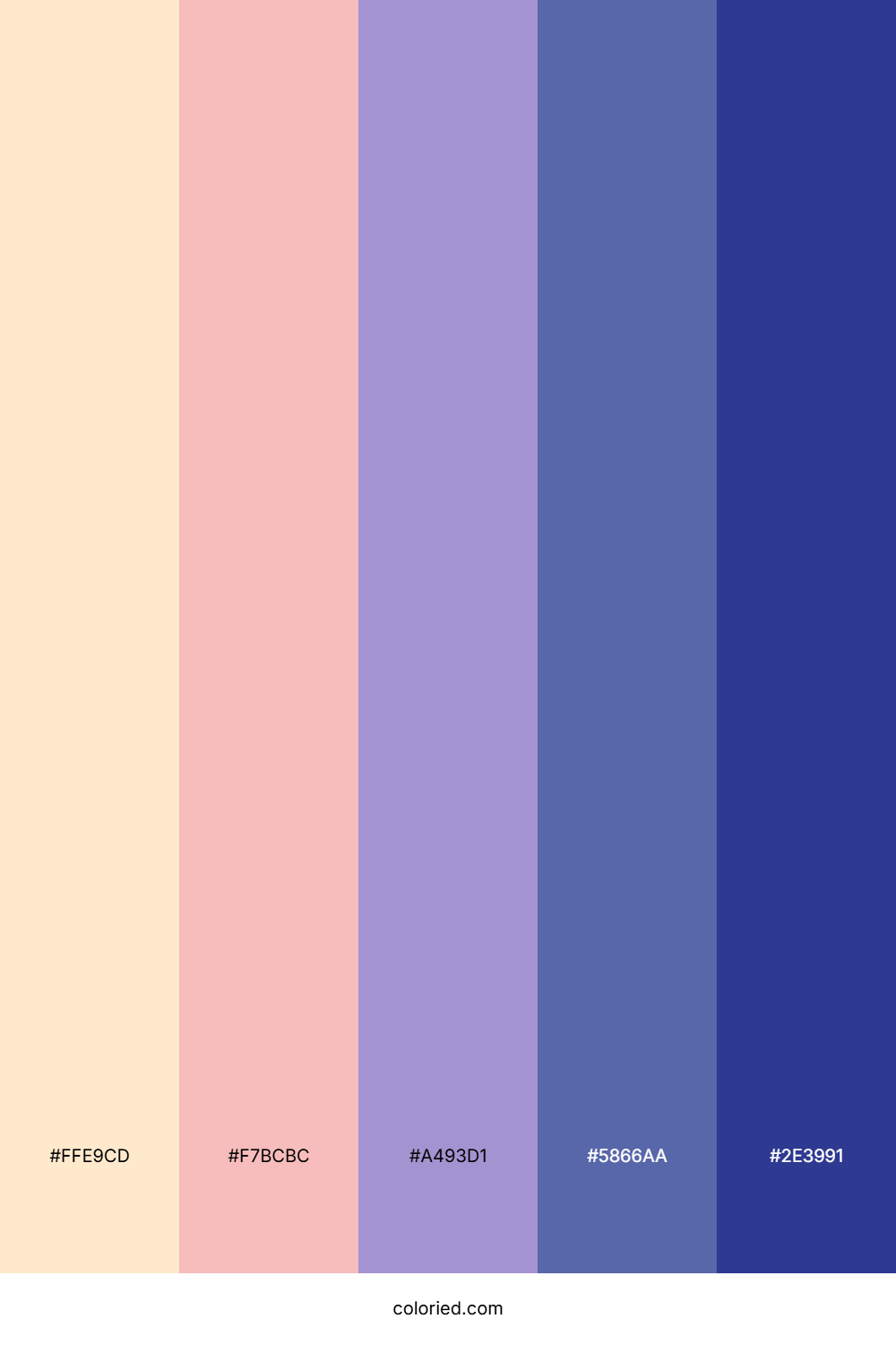 Sunset Over Twilight Color Palette