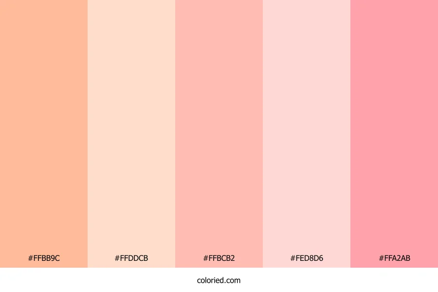 Sunset Petal Color Palette