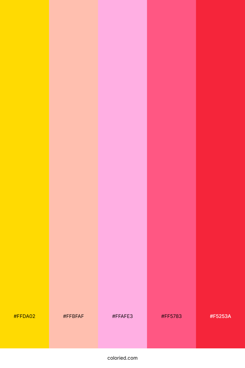 Sunset Pink Berry Color Palette