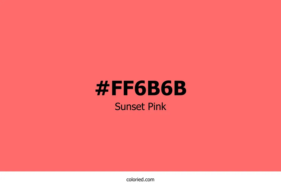 Sunset Pink Color
