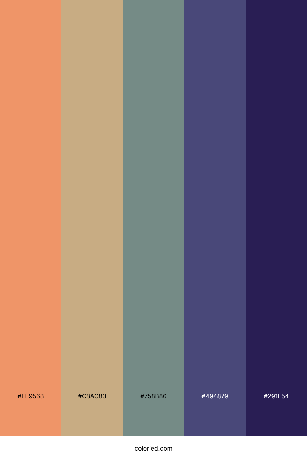 Sunset Sage Reverie Color Palette
