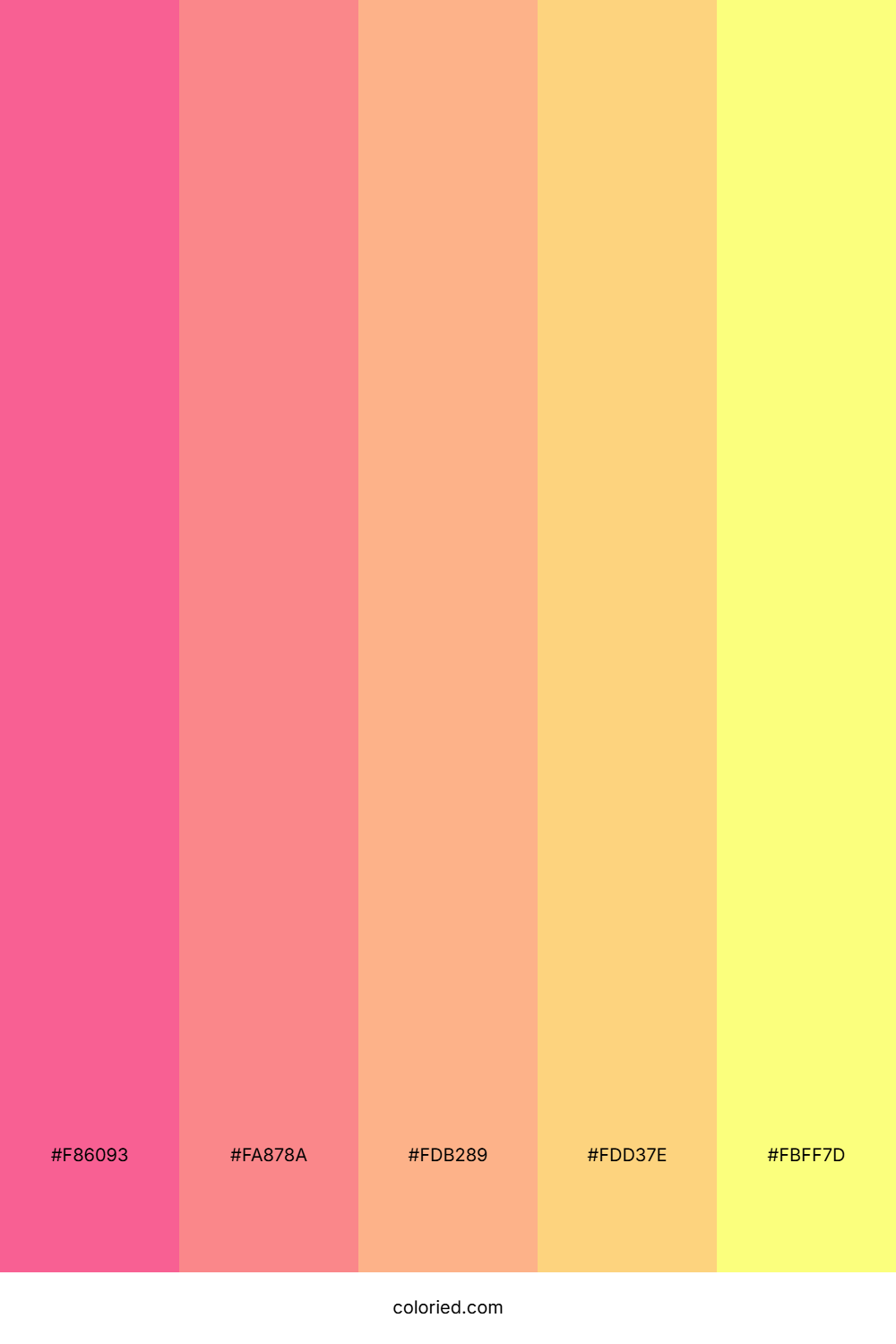 Sunset Sherbet Cheer Color Palette