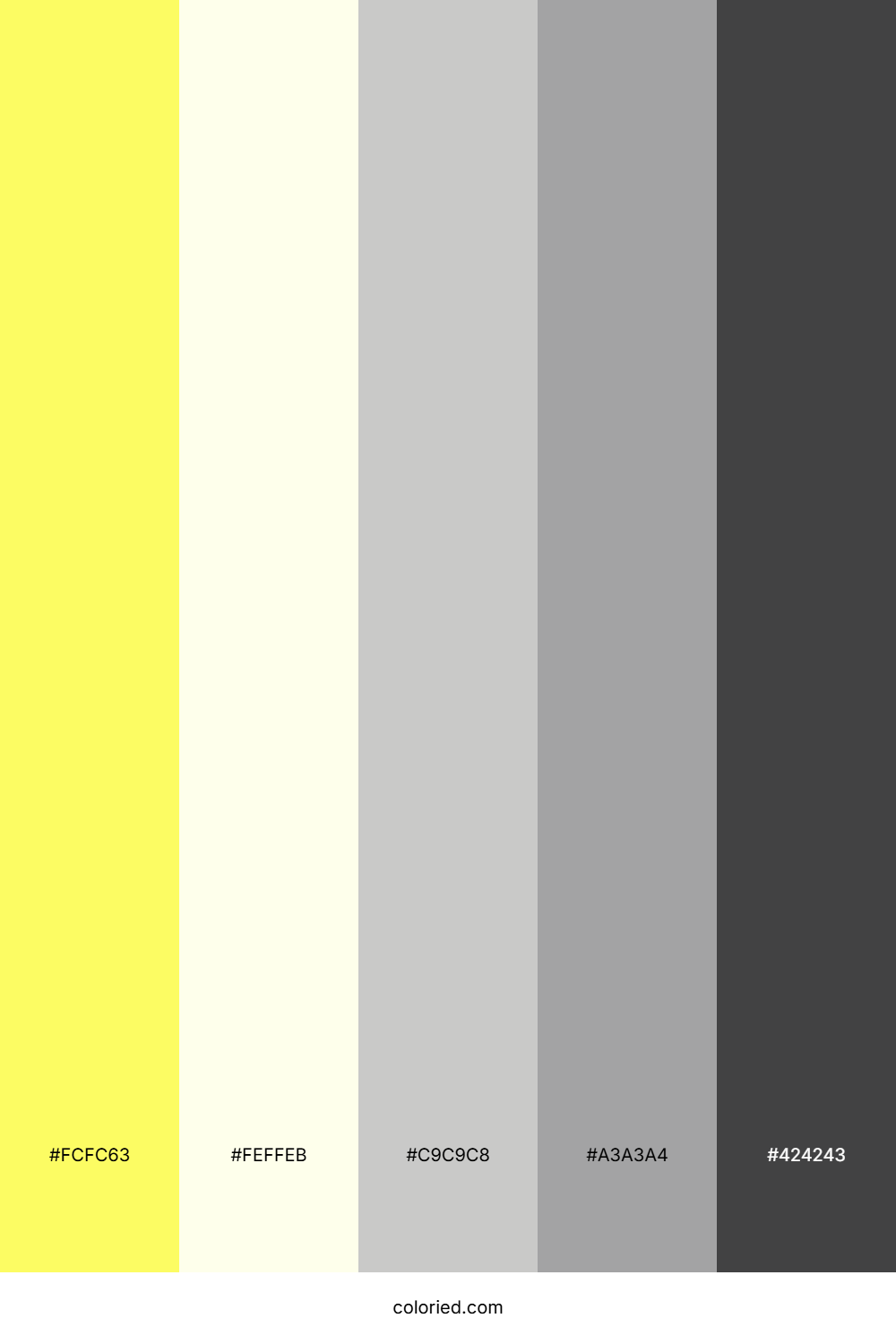 Sunshine Cloud Gray Palette