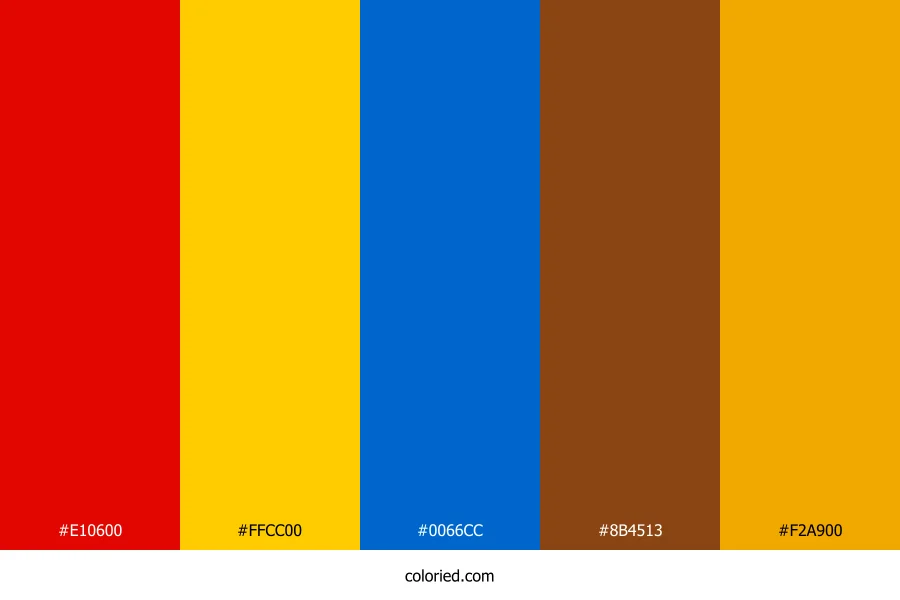 Super Mario Color Palette