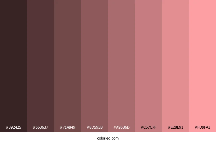 Sweet Pink Color Shades