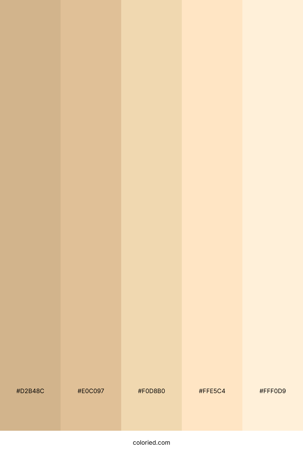 Tan on Skin Color Palette