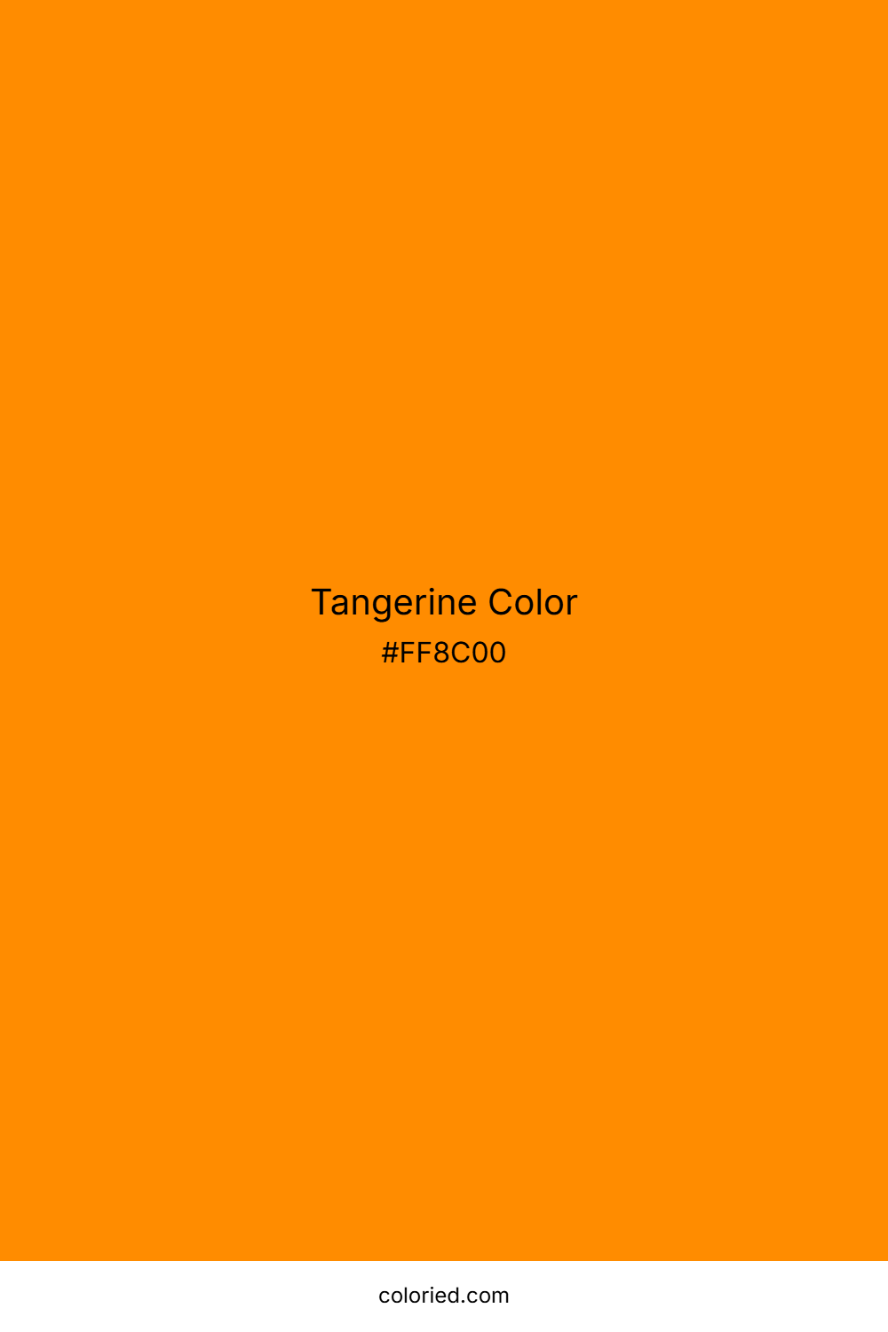 Tangerine Color