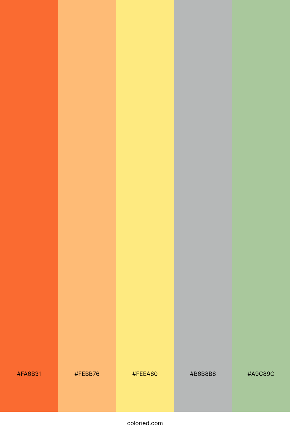 Tangerine Lemon Breeze Color Palette