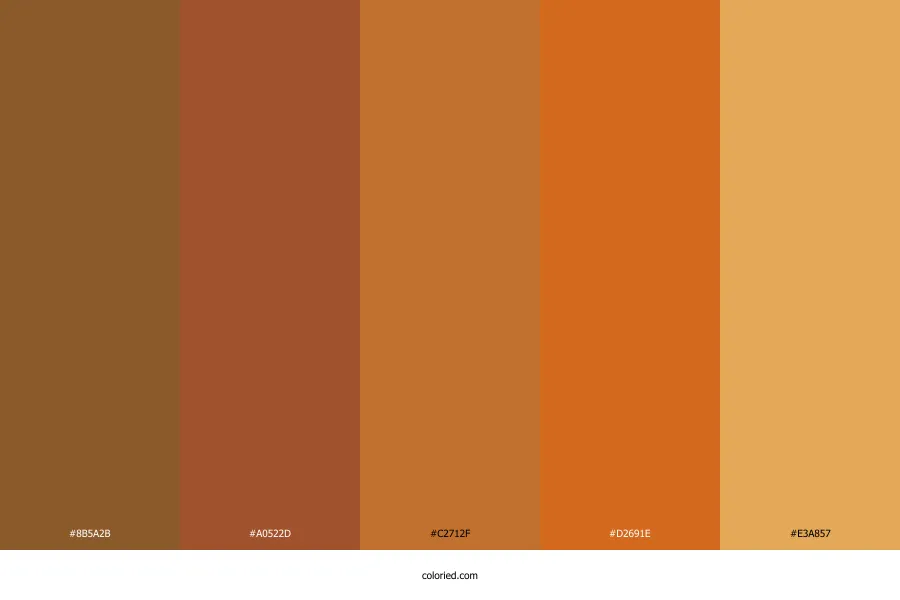 Tawny Color Palette