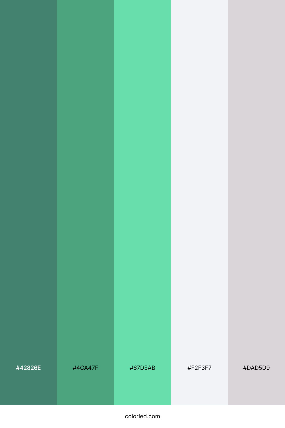 Teal And Aquamarine Color Palette