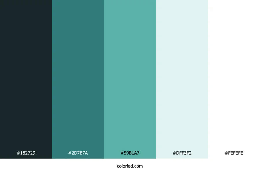 Teal and Mint Color Palette