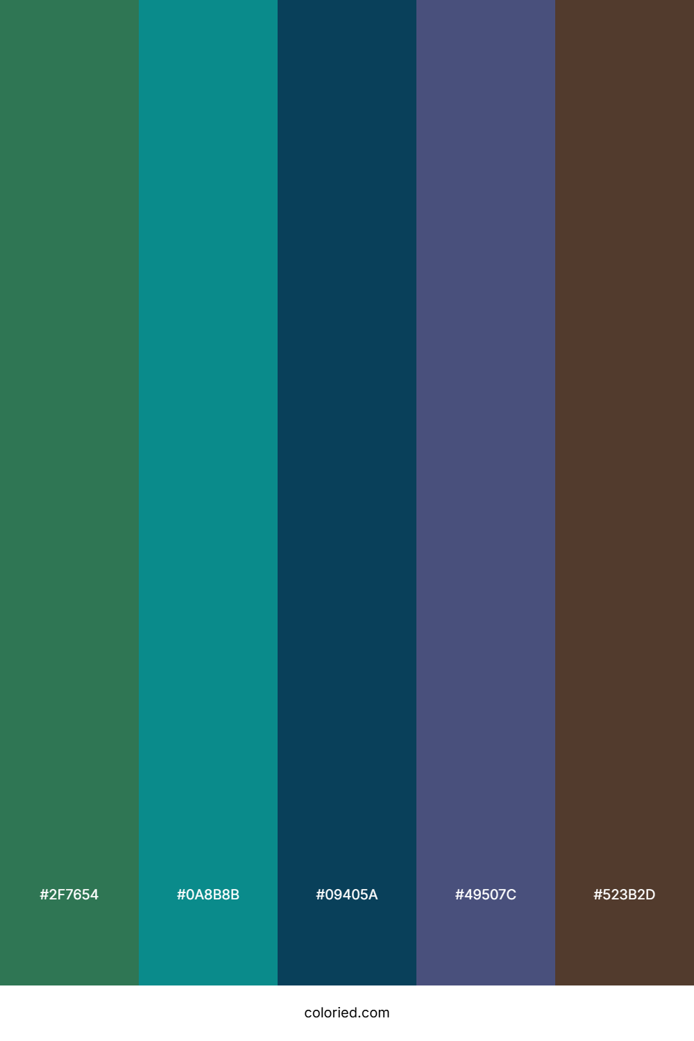 Teal And Navy Color Palette